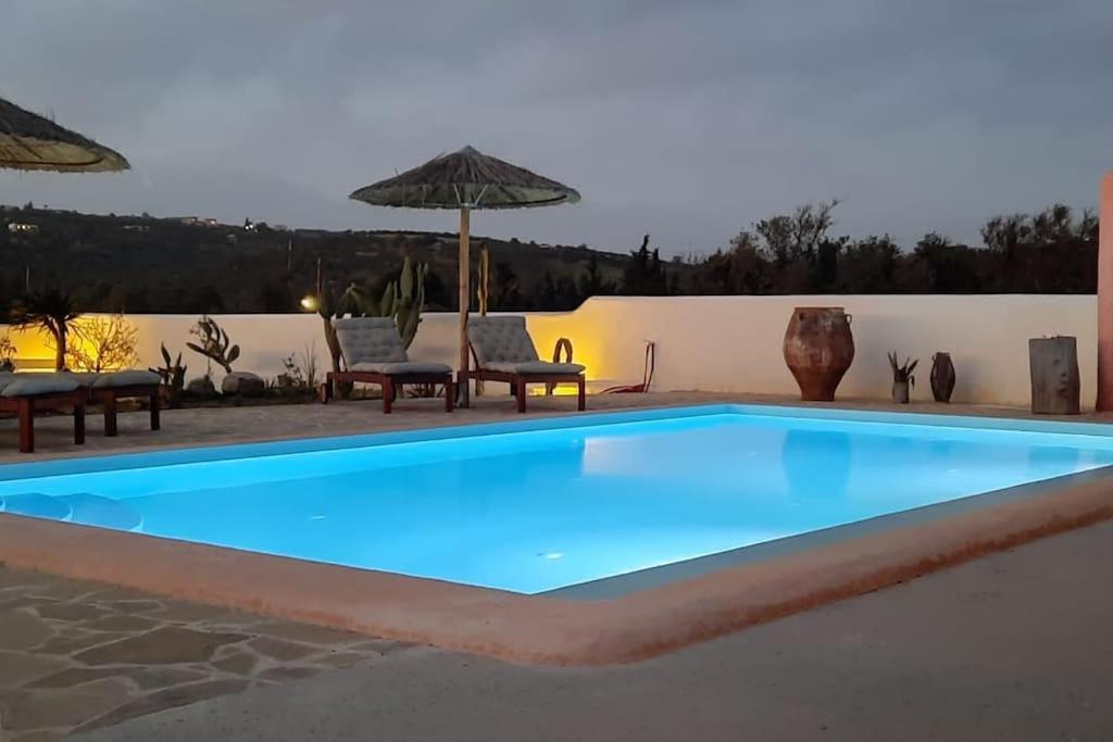 Villa Louloudia Stylish Luxury Villa With Private Pool بيتسيديا المظهر الخارجي الصورة